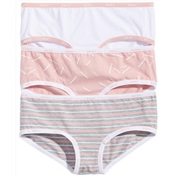 DKNY Little & Big Girls 3-Pk. Hipster Cotton Underwear