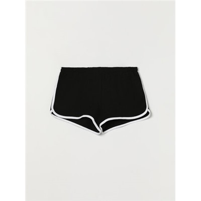 BASIC PLUSH SHORTS WITH PIPING