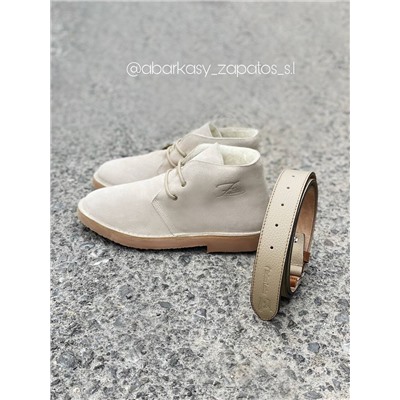 AB.Z. 3612/ Crudo+Ab.Zapatos Pelle NAPA (200-2-3) BEIG АКЦИЯ
