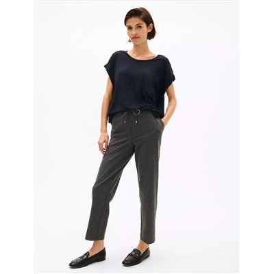 Dolman-Sleeve Crewneck Pocket T-Shirt