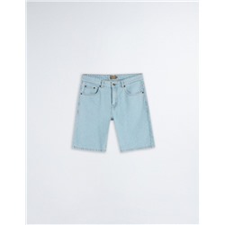 Denim Shorts, Men, Light Blue