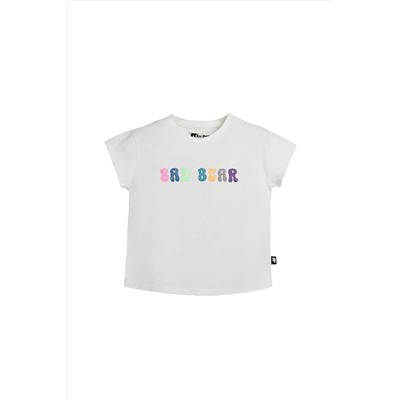 Bad Bear, Çocuk Beyaz Gilda T-shirt Jr Tshirt 25.06.07.007-c04