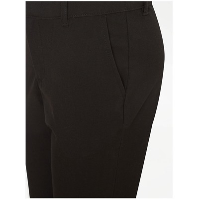 Senior Boys Skinny Leg Black School Trousers 2 Pack