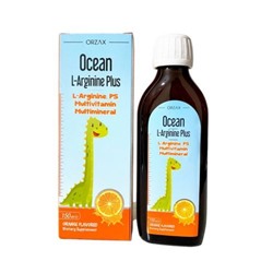 ORZAX Орзакс OCEAN L Аргинин ARGININE PLUS КОМПЛЕКС ДЛЯ РОСТА И РАЗВИТИЯ ДЕТЕЙ ОТ 2 ЛЕТ