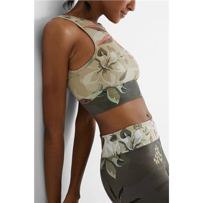 Top deporte camuflower