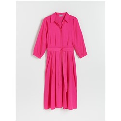 Kleid aus Leinenmischung