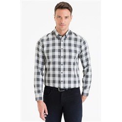 Pierre Cardin Erkek Siyah Slim Fit Gömlek G021GL004.000.1214510