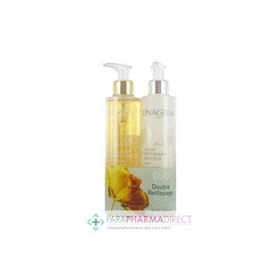 Onagrine Huile Sublime Démaquillante 200 ml + Gelée Nettoyante Douceur 200 ml