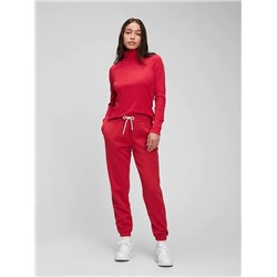 Ribbed Turtleneck T-Shirt