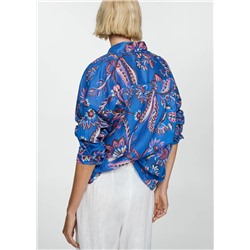 Camisa fluida estampado floral
