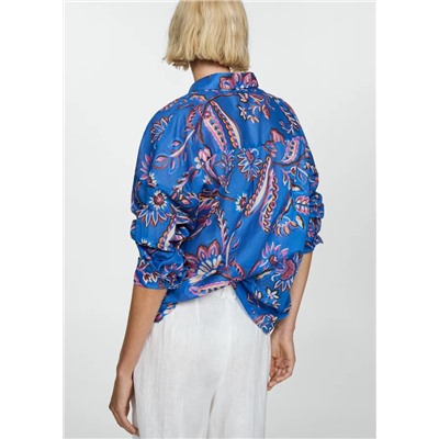 Camisa fluida estampado floral