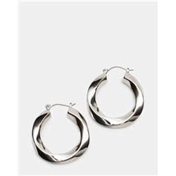 Medium Twisted Hoops