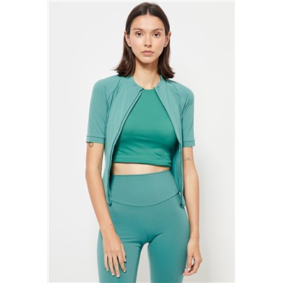 Chaqueta ciclista - Verde agua
