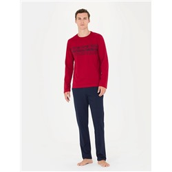 Bordo Pijama Takımı