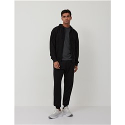 Chaqueta de punto con capucha, Negra