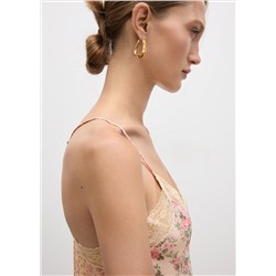 Top estampado encaje