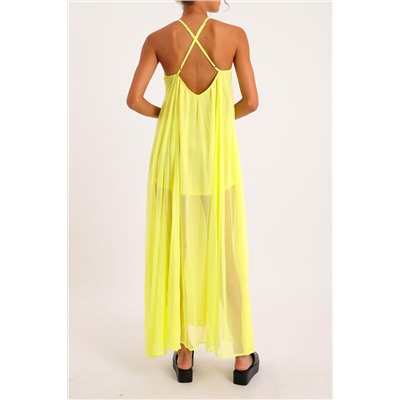 Vestido largo Amarillo
