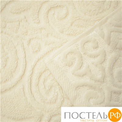 Велюровое полотенце 70х135 см Eleganta Aphrodite 500 г/м2, молочный