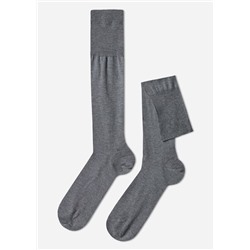 Lange Herrensocken mit Fil d‘Ecosse