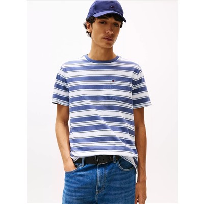 Everyday Stripe Pocket T-Shirt