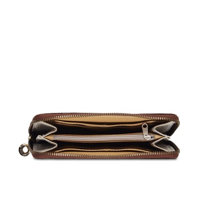 Cartera de piel Pely Marrón