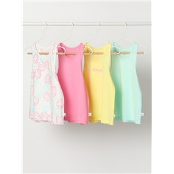 4-PACK OF ASSORTED STRAPPY TOPS