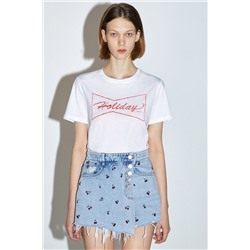 Falda pantalón vaquera Azul