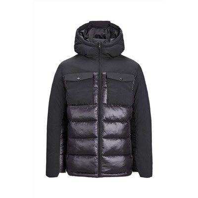 Anorak con capucha Negro