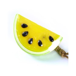 Фигурное мыло «Желтый арбуз» / Yellow watermelon slice soap