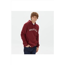 Nautica ERKEK BORDO STANDART FIT UZUN KOLLU SWEATSHIRT KE37604T