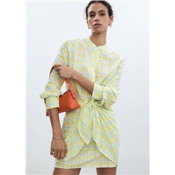 Vestido lazo cuadros