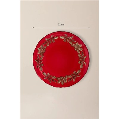 Albero Pasta Tabağı  - 21 cm - Kırmızı