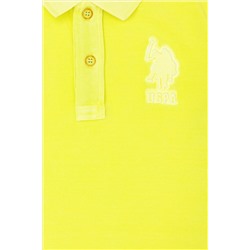 Erkek Çocuk Neon Sarı Polo Yaka Tişört
