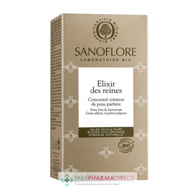 Sanoflore Elixir des Reines - Concentré Créateur de Peau Parfaite BIO 30 ml