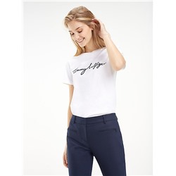 TOMMY HILFIGER SCRIPT LOGO T-SHIRT