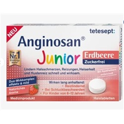 Anginosan Junior Halstabletten zuckerfrei, 20 St