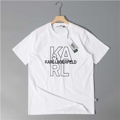 Хлопковая футболка   KARL LAGERFEL*D ОРИГИНАЛ!