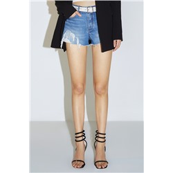 Short vaquero Azul