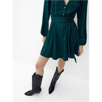 Kleid mit hohem Viskoseanteil
