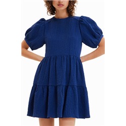 Vestido corto textura