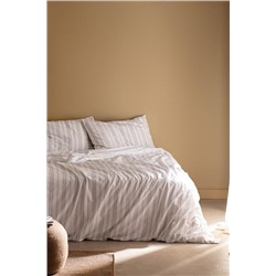 Avery King Size %100 Pamuk Ranforce Baskılı Nevresim Takımı - Mavi/Sarı