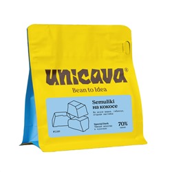 Тёмный шоколад 70 % какао, на кокосовом сахаре (Semuliki), в наличии с 5 мая 2024 г.