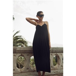 ZW COLLECTION PLEATED MIDI DRESS