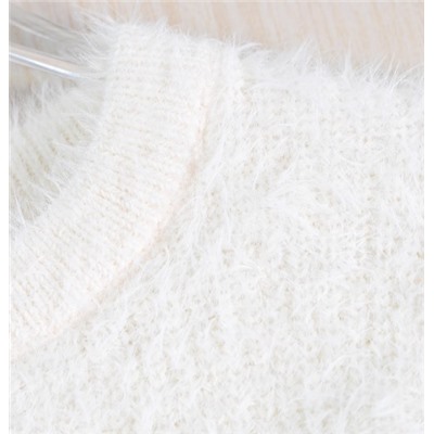 Белый, мягкий и теплый свитер ZAR*A ОРИГИНАЛ!