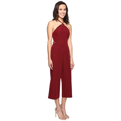 Halter Cross Strap Jumpsuit
