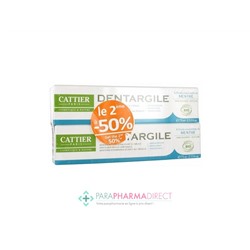 Cattier Dentargile Menthe 2x75ml