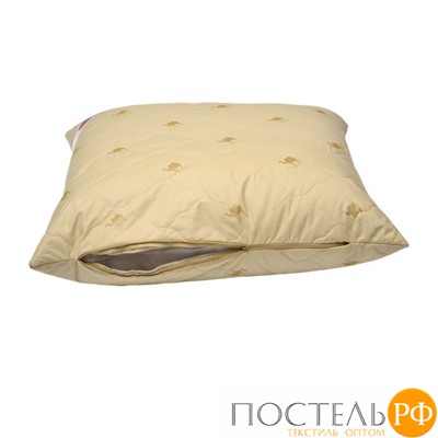Артикул: 421 Подушка Premium Soft "Стандарт" Camel Wool (верблюжья шерсть, на молнии) 70х70
