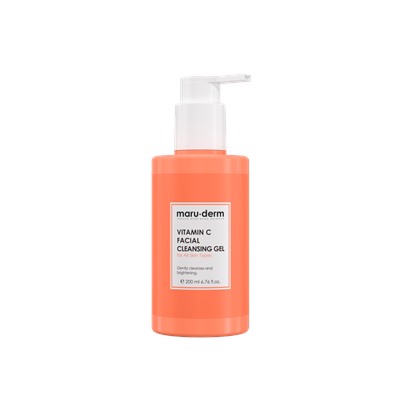 [MARU.DERM] Гель для лица очищающий ВИТАМИН С Vitamin C Facial Cleansing Gel, 200 мл