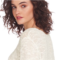 Damen Strickpullover mit V-Ausschnitt