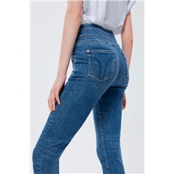 Vaquero skinny fit de tiro alto Azul cobalto